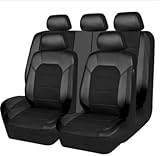 LANAZU Car Seat Covers for Land Rover Range Rover Evoque (2011-2015), Seat Covers Cushions Full Set Seat Covers All Weather Seat Protection Accessories,A-Black