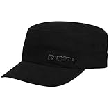 Kangol Flexfit Urban Army Cap by Women/Men - Military Women´s with Peak, Closed Back, Peak Summer All-Season - L/XL (58-61 cm) Black
