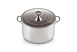 Le Creuset 3-Ply Plus Stainless Steel 24cm Stockpot with Lid, 96604824000000