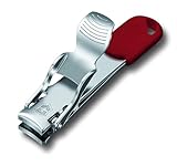 Victorinox, Nail Clipper, Swiss Made Manicure, Pedicure, For Men, Women, Ultra Sharp, Small, ABS/cellidor, Red
