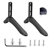 TV Stand Replacement Legs Plastic Base Pedestal Feet with Screws, Universal TV Legs Compatible with TCL Sony Xiaomi Samsung, Table Top TV Stand Base for 32-65” LCD LED Plasma Flat Screen