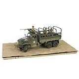 Forces of Valor 1:32 US GMC CCKW 353B Infantry Div. Truck, Die-Cast Model, Military Model Building, Moving Parts, Diorama Surface, Figures, Vehicle Profile