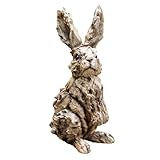 Darthome Ltd Vintage Outdoor Garden Statues Ornament Animal Hare Rabbit Sculpture Large 41cm