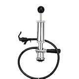 Namvo S Type Beer Party Pump, 4 inch Size Beer Keg Tap with Picnic Tap for Homebrewing
