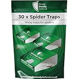 Spider & Insect Traps (Pack of 30) - Effective Spider Catcher, Indoor Insect Trap, Traps for Home Use, Reliable Catchers for the Home, Pest Control Solutions