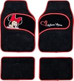 Disney Tappetini Car in Moquette Universal Car Mats with Minnie Mouse Embroidery, 1