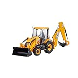 Britains JCB 3CX SiteMaster Plus Backhoe Loader - Diecast Construction Toy Tractor Farm Toys 1 32 Scale - Metal and Plastic Tractor Toys - Collectible Model Tractors for Plus 3 Year Olds