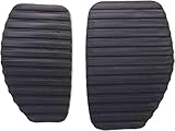 Clutch Brake Pedal Pads Cover Kit for Citroen, Rubber Clutch Brake Pedal Cap for Citroen Dispatch Berlingo Peugeot 306 Rubbers, Replacement Brake Automobile Accessories, 9120804880, 450412, 4504.12