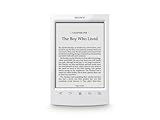 Sony Reader (PRS-T2/WC). Weiß: Leichter E-Book Reader mit IR Touchscreen, W-LAN, integrierten E-Book. Größe: 110 x 173 x 9,1 mm
