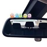 20 PCS Colorful Luminous Soot Sprites Car Decor Set,Rearview Mirror and Dashboard Accessories for Cute Anime Theme Interior Decor, Cute Anime Decor for Car Rearview Mirror. (Multi-Coloured)