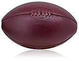 British Sports Museum Retro Rugby Ball 1950's era 4 Panel Full Size Brown Leather Ball New Unbranded