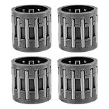 VGOL 4Pcs Piston Wrist Pin Bearing Chainsaw Bearing Piston Pin Needle Cage 9512 003 3061 Compatible with Stihl MS440 044 MS460 046 MS441 MS362 12x14x15mm