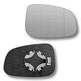 Less4spares Replacement Wing Mirror Glass Right Compatible with Volvo S40 2009-2012 CLIP-ON Driver Off side Heated with Blind Spot