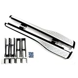 J&J AUTOMOTIVE | Side Steps Aluminium and ABS Plastic for Honda CR-V 2012-2017 Kit of 2 pieces (Left and Right), Mounting Material Included