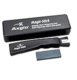 Magic Stick Ice Skate Sharpener | Re-edge | Includes Sharpening Stone | Hockey Skate Skate Sharpener, Sharpen and Restore Blade Edges, Hockey Accessories, Storage Case provided
