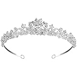HEALLILY Rhinestone Crystal Tiara Wedding Tiara Crown for Woman, Wedding, Bridal Party Decoration