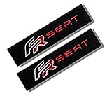 Racing Style Seat Belt Pads. Pair Supplied. Tarraco Mii Arona Ateca Ibiza Toledo Leon Alhambra Arosa Marbella Inca Altea Exeo