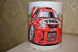 koolart Cartoon Tommi makinen Mitsubishi Rally car 11oz Ceramic Mug