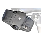 Lumiere & Co. Falcon Magnetic Saddle Bag– 0.69L | 6”x 3.5”x2 | Sleek Minimalist Design, Fast Magnetic Buckle Attachment | Cycling Bike Bag (Black, Large)