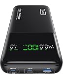 INIU 140W 27000mAh Portable Charger for Laptop & Phone, Mini Power Bank with PD QC Fast Charging (USB-C in/Out) - High Capacity Electronics Battery Pack for iPad, Samsung, Travel, Camping