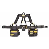 DEWALT Professional Tool Belt Organizer with Suspenders and 25 Pockets, Heavy Duty Construction (DWST540602)