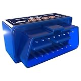 MMOBIEL OBD2 Scanner Bluetooth - Car Scanner Compatible with iOS, iPhone, iPad and Android – OBD2 Car Diagnostic Tool Wireless OBD Car Code Reader – Check Engine Code Reader - Mini V2.1