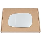 Less4spares Wing Mirror Glass Left Compatible with Volvo S40 2007-2008 STICK-ON Passenger Near Side with Blind Spot
