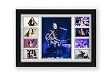 Olivia Rodrigo Signed Poster Print - Limited Edition Autograph Fan Gift | Collectible Memorabilia Merchandise Featuring SOUR, Drivers License, Good 4 u, Deja vu (Framed A4 (30x21cm))