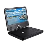 Groov-e 7-Inch Portable DVD Player - Movie Player with TFT LCD Screen, Built-in Speakers, USB and SD Card Ports, Remote Control, and Rechargeable Battery, Mains or Battery Powered