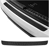 MPAAZ Car Rear Bumper Protector for Audi A5 S5 Coupe / A5 Cabrio / A5 Sportback / A5 Avant B10 2007-2024, Carbon Fiber Tailgate Trim Strip Trunk Door Sill Edge Guard Anti-scratch Sticker