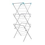 Easy Shopping 3 Tier Foldable Clothes Airer Laundry Concertina Towel Dryer Horse Baby Kids Indoor Outdoor Patio