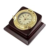 Nauticalia Anchor Porthole Desk Clock, 14cm