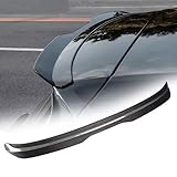 HIPATU Car Rear Roof Spoiler Tail Wing Lip for Vauxhall Corsa D/E 2006-2019, Auto ABS Boot Lid Windshield Rear Spoiler Lip Car Modification Accessories,C/Carbon Fiber