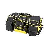 DEWALT DWST1-79210 Duffel Trolley Bag with Wheels, Yellow/Black, Large 26-Inch