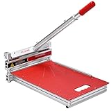 13-Inch Laminate Floor Cutter – 17mm Manual LVP/SPC/WPC/Bamboo/Engineered Wood Cutter | Pro Flooring Cutting Tool with 0°-45° Adjustable Angle & Tungsten Steel Blade | Dust-Free, No Electricity