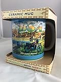 Original Metal Sign Co. Classic BSA A10 Super Rocket Motorbike Classic Retro Art Ceramic Mug in Gift Box