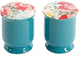 The Pioneer Woman Vintage Floral Ceramic Salt and Pepper Shaker Set