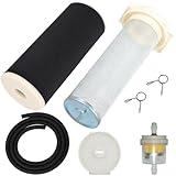 ZAMDOE Air Filter & Guide & END CAP Kit for Yamaha Warrior Raptor Wolverine 350 YFM 350 Grizzly 600 660 YFM600 YFM660 1987-2013 1UY-14458-01 1UY-14468-00 1UY-14451-00 1UY-14458-01-00