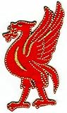 Liverpool Liverbird Embroidered Iron on Patch or Sew on Patches Gift for Men or Boys LFC Football Fan Applique Embroidery Badges for Clothes and Accessories