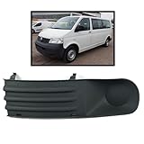 ROBUST Front Bumper Left Passenger Side Fog Light Grill Panel Trim Covers No Hole for VW Transporter T5 7H0807489B 2003-2009