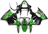LMYSLCDW Motorcycle Fairing Kit for Kawasaki Ninja ZX6R 2000-2002, Motorcycle Injection Pre Drilling Complete Set Of Fairing Body Kit Motorcycle Accessories
