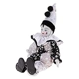 chiwanji 9inch Clown Doll - Can Sitting & Standing, Hand Painted