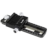 Haoge MFR-180 Macro Focusing Rail Slider for Precision Focus Rack Stacking Nodal Slide Stack Close-up Close Up Photography Built-in Arca Swiss Type Quick Release Clamp and Arca Dovetail Groove Plate