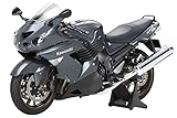 Tamiya 14111 1:12 Kawasaki ZZR 1400 Ninja/ZX-14 Street - Faithful Replica, Plastic Kit, Crafts, Model Kit, Assembly, Unpainted, Multi-Coloured