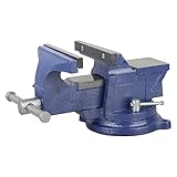 DAYUAN 4 inches 360° Steel Bench Vice with Anvil Base, Heavy Duty Table Vise Workshop Bench Vice Clamp Swivel Industrial Vice