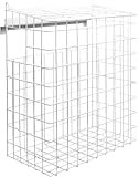 Letterbox Cage | Indoor Mail Catcher | No Screws or Fixings Required | White Iron Post Box Holder | Large Iron Letter Box Catcher | Post Holder