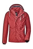 G.I.G.A. DX Men's Stormiga Mn JcktC Casual Functional Jacket with Zip-Off Hood, mens, Casual functional jacket with zip-off hood, 35914-000, darkred, S