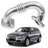 EGR Intercooler Turbo Hose Pipe Compatible for Audi A4 A5 A6 Q5，for VW Transporter Exhaust Gas Recirculation EGR Cooler Pipe Diesel Engine Replace# 03L131521J