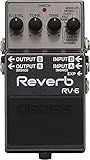 BOSS RV-6 Reverb Guitar Pedal, Eight Sound Modules, Top-Level Reverb Tones with Simple Controls