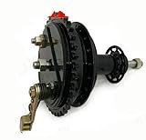 AEspares Suitable For Royal Enfield BSA Complete Half Width Rear Wheel Hub Brake Bearing Axle